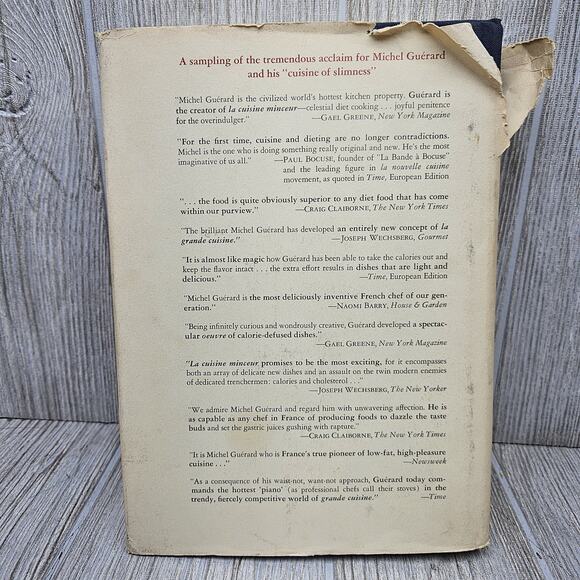Vintage 1976 Michel Guerard Cuisine Minceur French Cookbook Hardcover Diet Recip - Picture 3 of 13